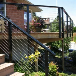 Power Coated Post Mounted Aluminum Handrail suppliers